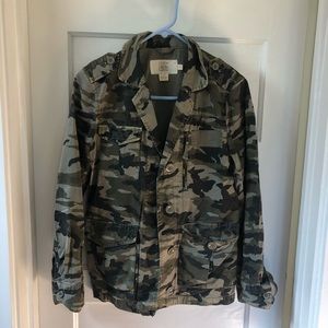 J. Crew Camo Jacket